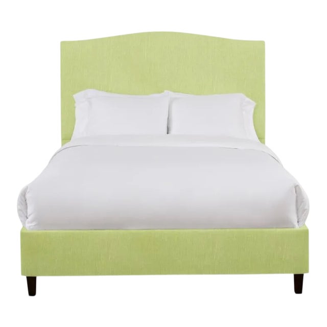 Hazel Full/Double Bedframe, Apple Linen For Sale