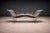 Mid-Century Modern Pair of Armchairs Gray Fabric, Rosewood, & Metal, Carlo Hauner, 1950s - Lot 184 For Sale - Image 3 of 14
