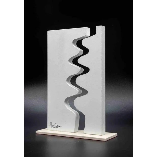 Tonino Maurizi, Abstract Composition in White, Sculpture, 2022 For Sale - Image 3 of 6