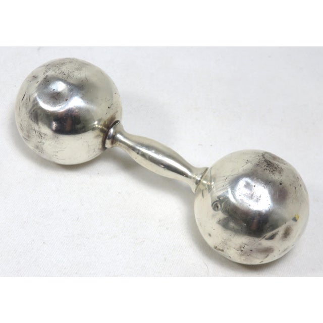 1970s Vintage Oversize Tiffany Co Sterling Silver Baby Rattle Chairish