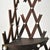 Antique Folk Art Lattice Corner Shelf With Porcelain Button Accents For Sale - Image 14 of 16