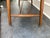 Mid 20th Century Mid-Century Modern Solid Wood Coffee Table With Ribbed H-Stretcher For Sale - Image 5 of 10