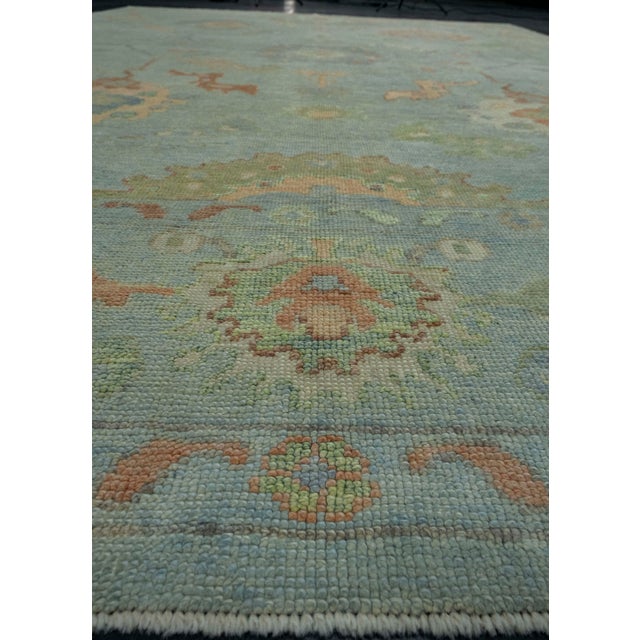 Early 21st Century Turkish Oushak Rug 8'10" x 12'5" #18057 For Sale - Image 5 of 8
