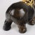 Rhinoceroses Plaster Candleholders by J. Luc Maisiere, 1900s, Set of 2 For Sale - Image 9 of 11