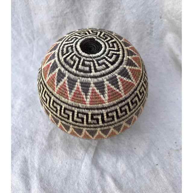Vintage Woven Tribal Embera Basket This one of a kind stunning basket with rounded shape and wide opening is Handcrafted...