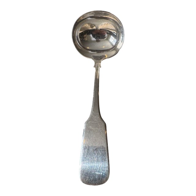 Antique Sterling Silver International Silver "1810" Sauce Ladle For Sale