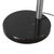 Rancho Mirage 3 Light Arc Floor Lamp - 84", Satin Nickel Finish, Matte Black & Silver-Leaf Shade, Marble Base, Dimmer Switch For Sale - Image 9 of 11