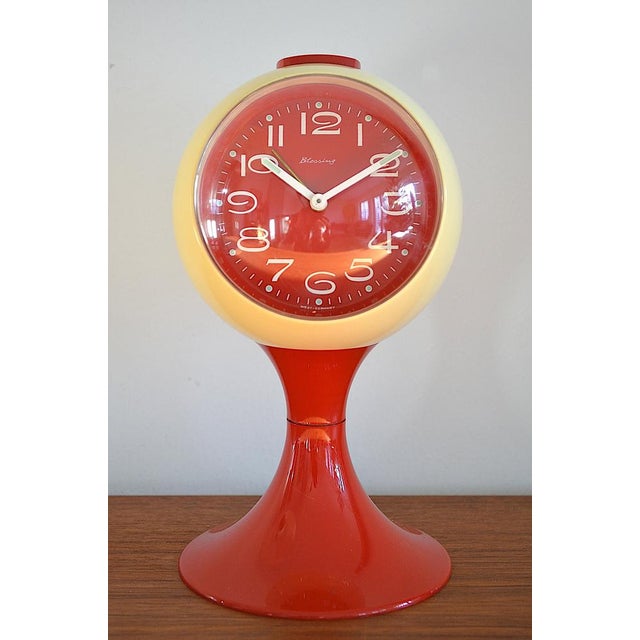 Space Age Tulip Clock from Blessing, 1960s For Sale - Image 13 of 13