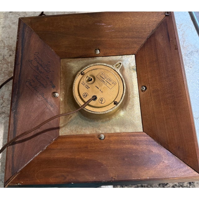 1940’s Harben Co. Electric Wall Clock #30 For Sale - Image 9 of 16