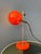 Mid-Century Modern Space Age Desk Lamp in Orange For Sale - Image 4 of 13