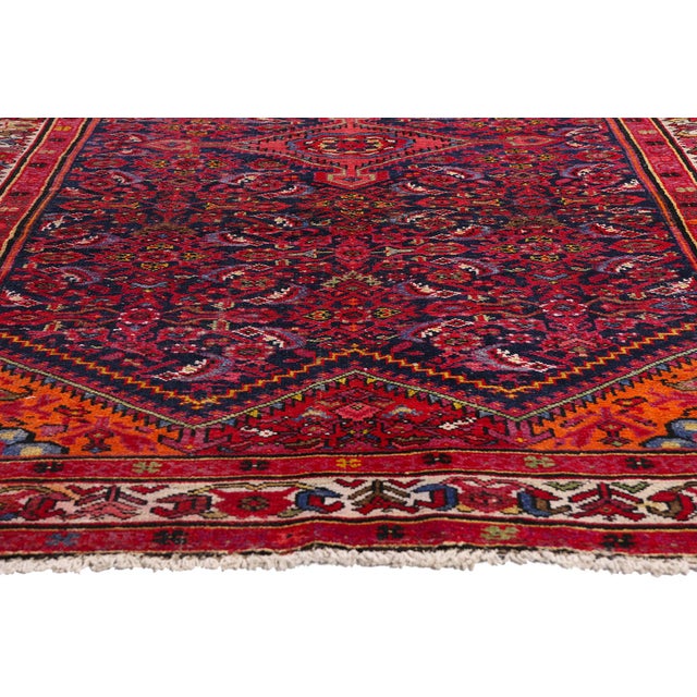 Antique Persian Malayer Rug, 05'03 X 10'00 For Sale - Image 4 of 10