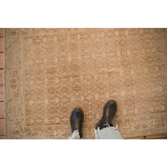 :: Allover covered field in a Herati design motif with abrashes across. Colors and shades include: Beige, sand, pale...