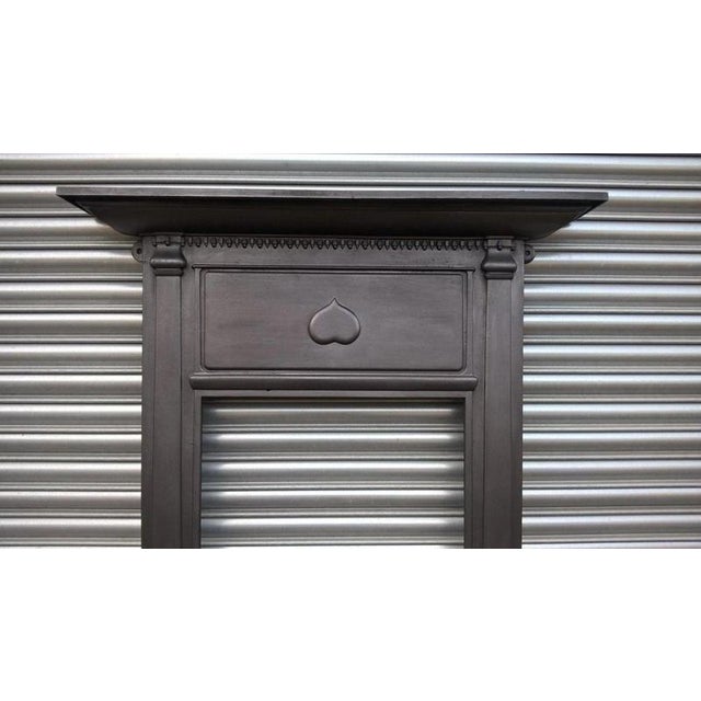 Edwardian Arts and Crafts Cast Iron Fireplace Surround, 1908 For Sale - Image 6 of 13
