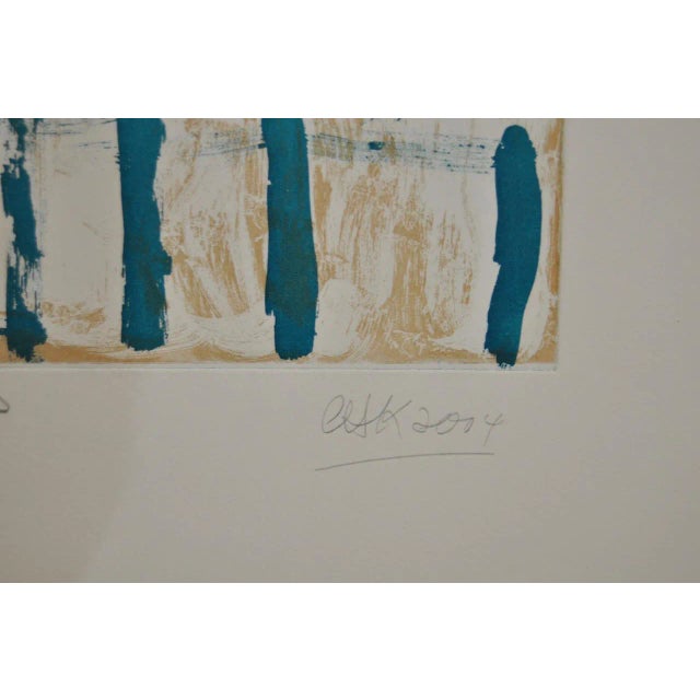 Arthur Krakower Arthur Krakower "Seated Woman With Flowers Ii" Monotype C.2004 For Sale - Image 4 of 6