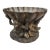 Vintage Large 3 Monkey Scalloped Palm Beach Regency Decorative Fruit Bowl Table Top Decor For Sale