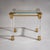 Metal Coffee Tables in Acrylic Glass and Brass, Italy, 1950s, Set of 2 For Sale - Image 7 of 13