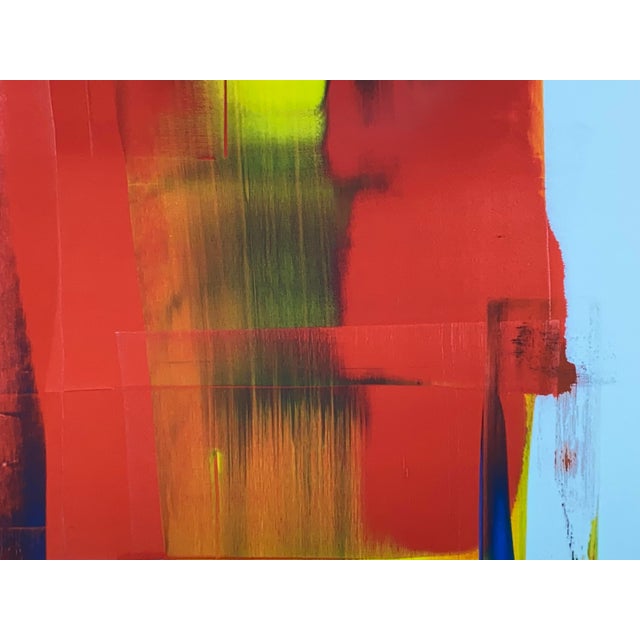 2020s "Calm of Harmony" Abstract Acrylic Painting by Parscha Mirghawameddin For Sale - Image 12 of 18