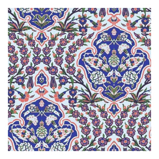Ottoman Large Wallpaper Remnant For Sale