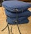 Dark Gray Outdoor Dining Table & Chairs and Cushions For Sale - Image 8 of 11