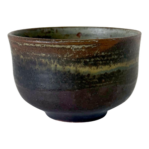 Fine Ceramic Tea Bowl with Brilliant Glaze by Toshiko Takaezu