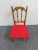 Mid 20th Century Hollywood Regency Gold Gilt Side Chair For Sale - Image 4 of 6