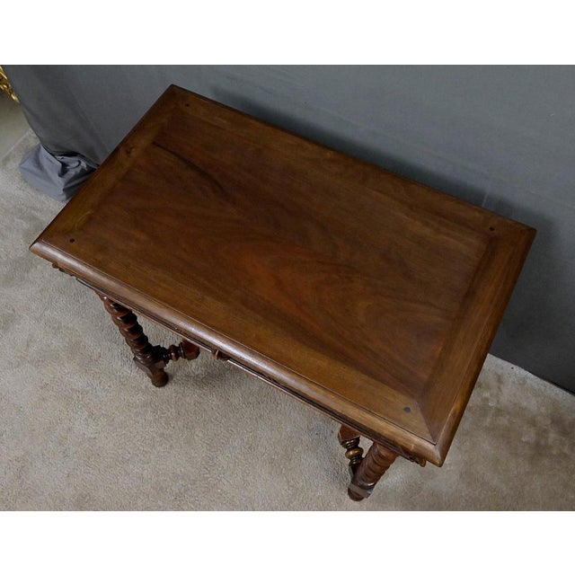 Henri II Walnut Writing Desk, 19th Century For Sale - Image 5 of 18