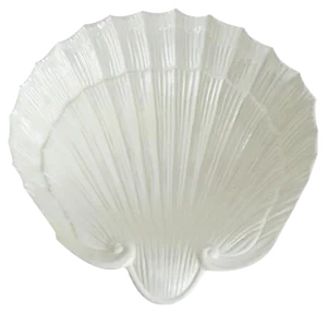 Vintage Shell Ceramic Bowl, Italy, 1970s