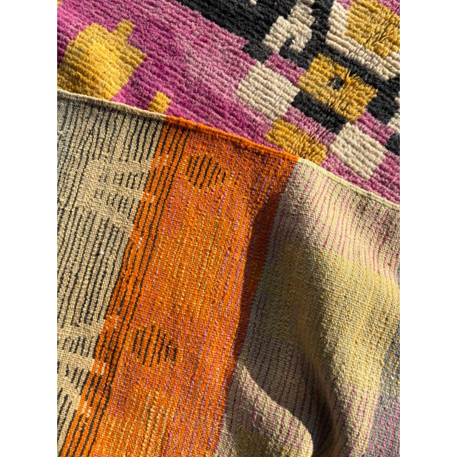 Early 21st Century Purple Traditional Moroccan Berber Area Rug For Sale - Image 5 of 7
