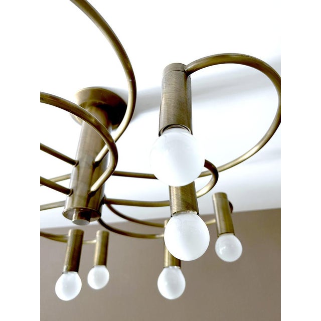 Vintage Sputnik Ceiling Light from Cosack For Sale - Image 9 of 11