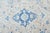 1970s Vintage Persian Handmade Wool Cotton Blue Area Rug For Sale - Image 9 of 11