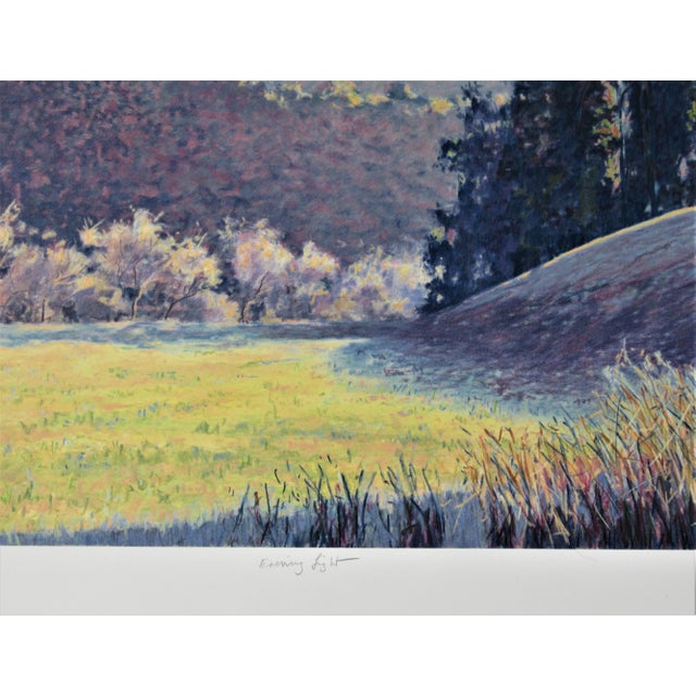 Late 20th Century Clark Mitchell, Evening Light For Sale - Image 5 of 7