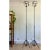 Contemporary Mid-Century, Adjustable, Wrought Iron Tripod Plant Stands, Pair (2) For Sale - Image 3 of 12