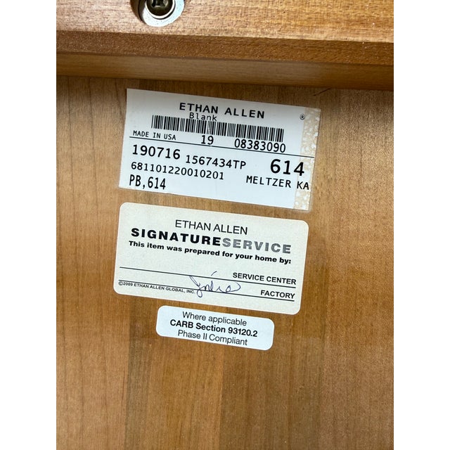 Ethan Allen Cameron Extension Table For Sale - Image 11 of 12