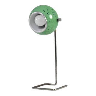 1970's Italian Speckled Eyeball Vintage Desk Lamp For Sale