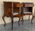 Antique French Mahogany Night Stands or bedside tables with marble top , 1900, A Pair For Sale - Image 13 of 18