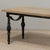 Antique Country French Stripped Oak and Hand Forged Iron Coffee Table For Sale - Image 10 of 16