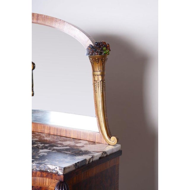 Art Deco Mahogany, Marble and Bronze Buffet by Paul Follot, France, 1920s For Sale - Image 17 of 18
