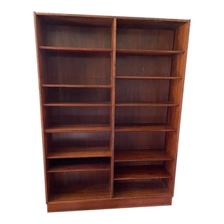 1960s Poul Hundevad Danish Modern Rosewood Bookcase For Sale