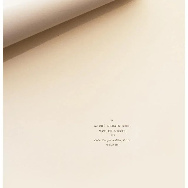 1947 After André Derain, "Still Life" First Edition Period Parisian Offset Lithograph For Sale In Dallas - Image 6 of 8