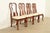 Thomasville Thomasville Queen Anne Carved Solid Mahogany Dining Chairs | Set of Four For Sale - Image 4 of 13