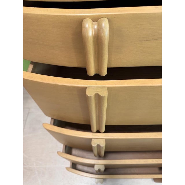 Vintage Heywood Wakefield “Airflow” Highboy Dresser 1930s For Sale - Image 9 of 9
