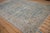 Sky Blue Vintage Distressed Tabriz Carpet - 7'5" x 10'9" For Sale - Image 8 of 15