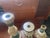 Set of 3 Discontinued Miho Unexpected Things Sculptural Ceramic Candlesticks with Textile Trimmings An extraordinary...