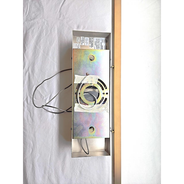 Brass Visual Comfort Essence Linear Pendant Light Fixture in Aged Brass by Sean Lavin For Sale - Image 8 of 8