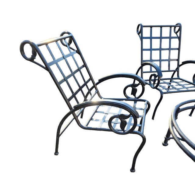 Black Mid 20th Century Outdoor Furniture For Sale - Image 8 of 16