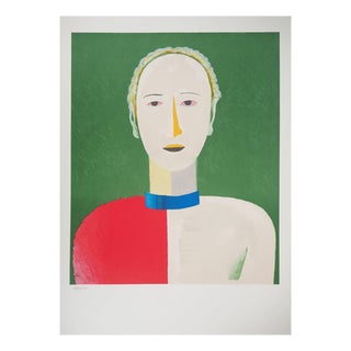 After Kazimir Malevich, Smiling Portrait, Lithograph For Sale
