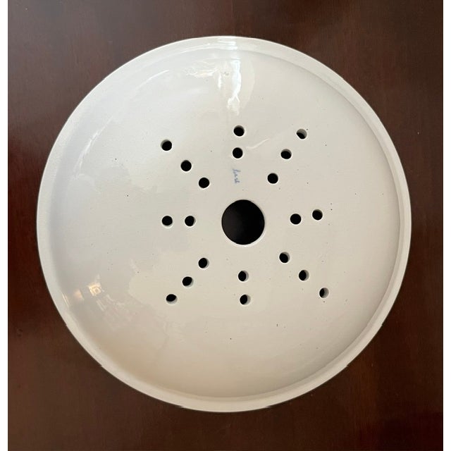 Copeland Spode 2 Piece Berry Strainer C. 1890 for T Good & Co London For Sale In Philadelphia - Image 6 of 8