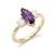 Not Yet Made - Made To Order Amethyst Engagement Ring | Marquise Cut Gemstone Ring | February Birthstone Promise Ring for Women Us 7 For Sale - Image 5 of 5