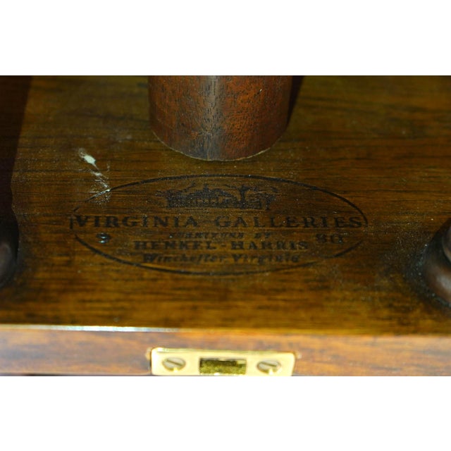 Henkel Harris Mahogany Tilt Top Table For Sale - Image 16 of 16