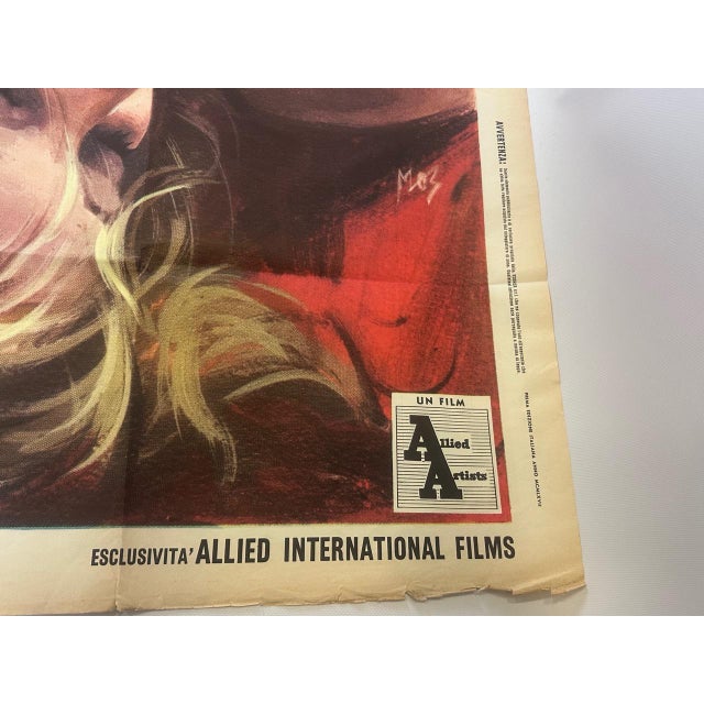 Vintage Italian Movie Poster the Strangler, 1964 For Sale - Image 9 of 10